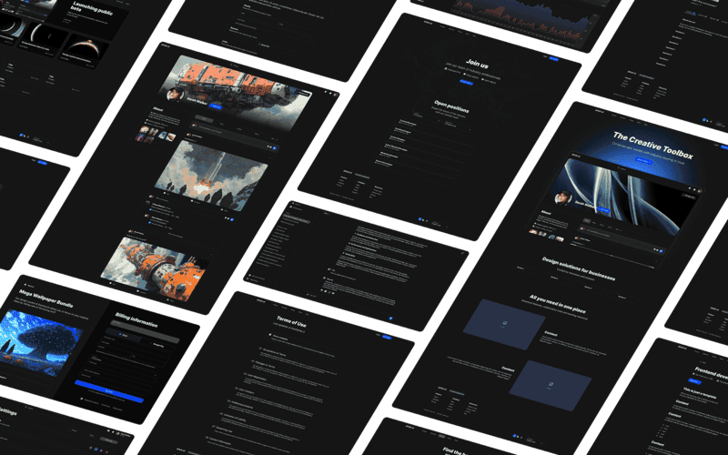 Once UI for Figma design system library preview